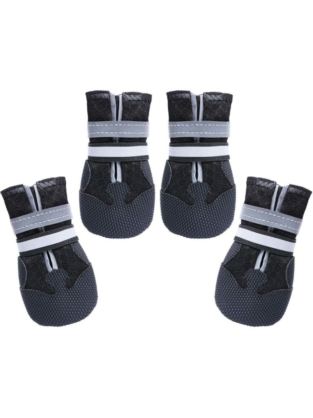 Breathable Non-Slip Dog Boots for Medium & Large Dogs - Lightweight Summer Paw